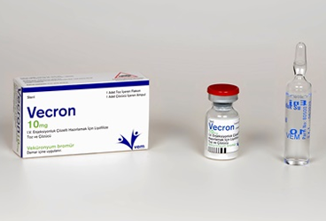 VECRON 10 MG IV ENJEKSIYONLUK COZELTI HAZIRLAMAK ICIN LIYOFILIZE TOZ ICEREN TOZ VE COZUCU (1 FLAKON+ 1 COZUCU)
